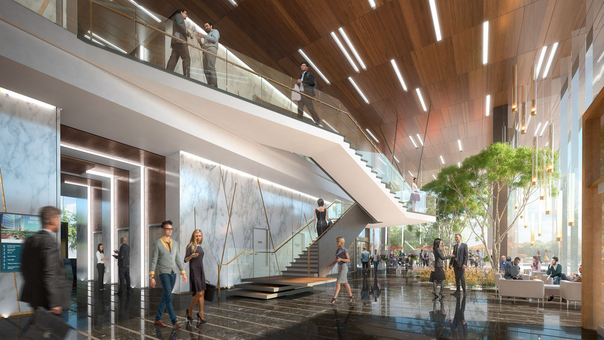 River Landing Lobby Rendering